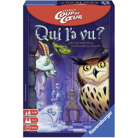 Ravensburger - Jeu de société - Qui l'a vu ? 'Coup de c?ur'