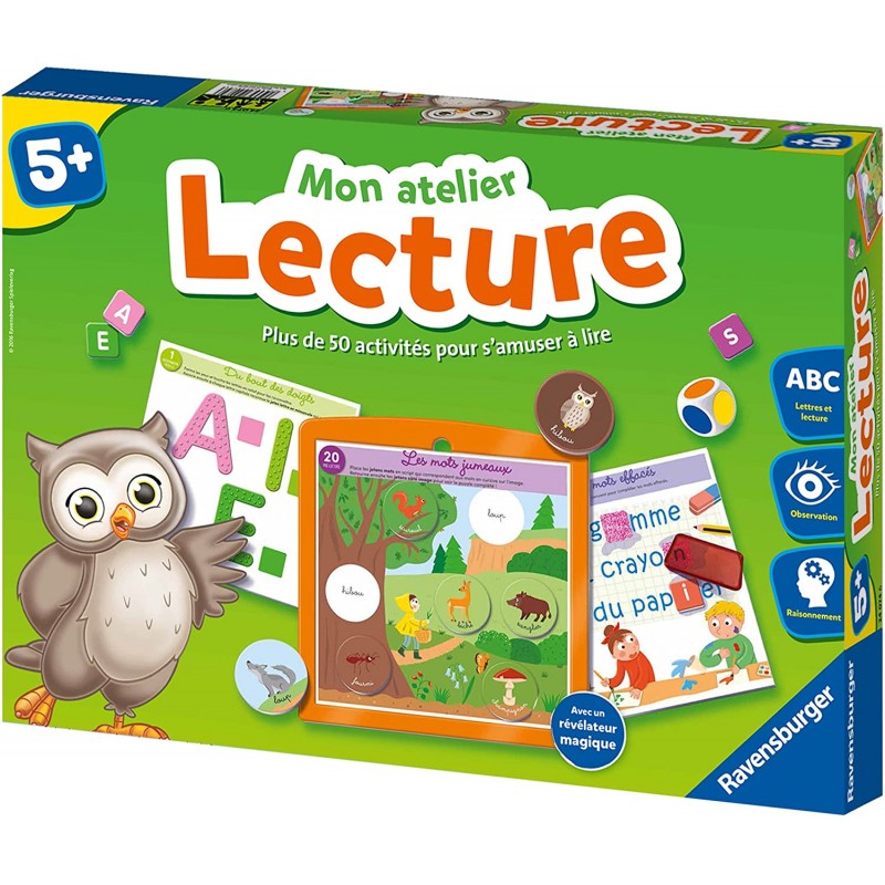 Ravensburger - Jeu éducatifs - Mon atelier Lecture