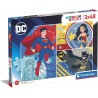 Clementoni - Puzzle 3x48 pièces - DC Comics Justice League
