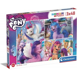 Clementoni - Puzzle 3x48 pièces - My Little Pony