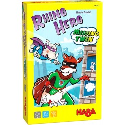 HABA - Rhino Hero - Missing Twin - Jeu de société - 4 Ans et Plus - 306407