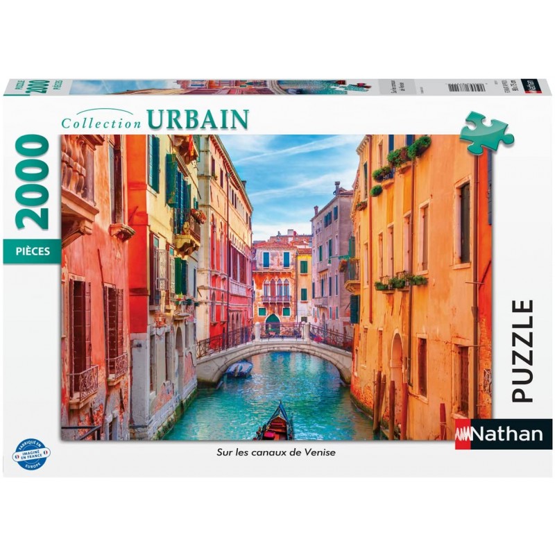 Nathan - Puzzle 2000 pièces - Sur les canaux de Venise