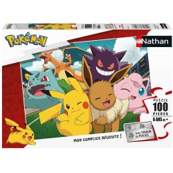 Nathan - Puzzle 100 pièces - Pikachu et les Pokémon