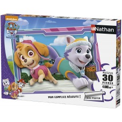 Nathan - Puzzle 30 pièces - Stella et Everest - Pat'Patrouille
