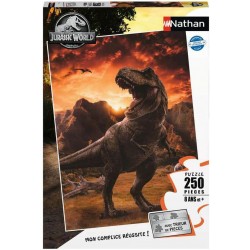 Nathan - Puzzle 250 pièces - Le Tyrannosaurus rex - Jurassic World 3