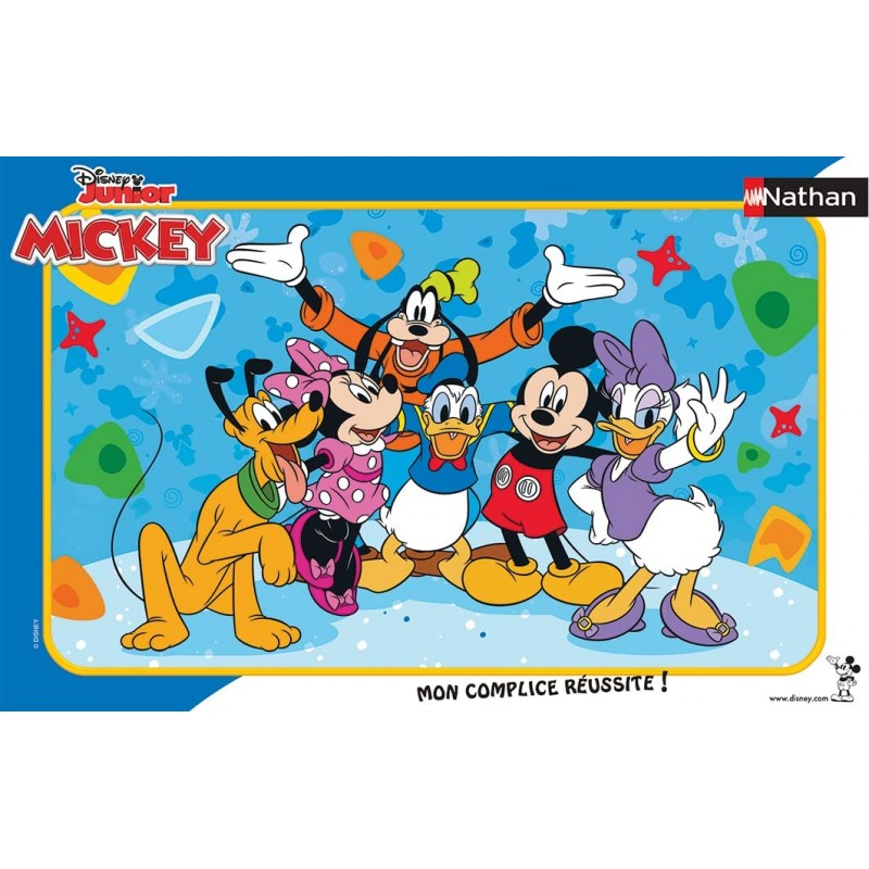 Ravensburger - Puzzle cadre 15 pièces - Les amis de Mickey - Disney Mickey Mouse