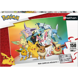 Nathan - Puzzle 150 pièces - Evoli et ses évolutions - Pokémon