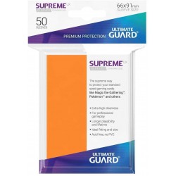 Ultimate Guard - Blister de 50 sleeves Supreme UX taille standard - Orange Mat