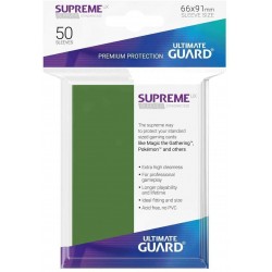 Ultimate Guard - Blister de 50 sleeves Supreme UX taille standard - Vert