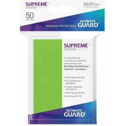 Ultimate Guard - Blister de 50 sleeves Supreme UX taille standard - Vert clair mat