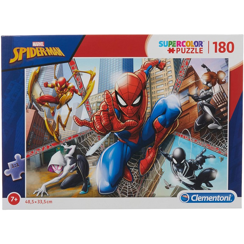 Clementoni - Puzzle 180 pièces - Spiderman