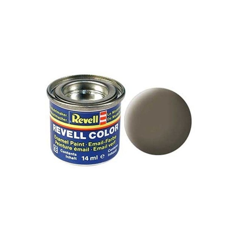 Revell Peinture émaillée de 14 ML (Finition Mate Marron Olive)