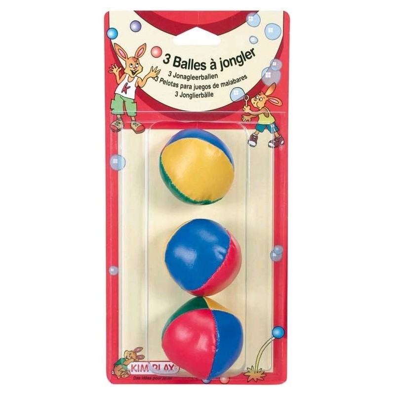 Kim Play - Sachet de 3 balles pour jongler - Balles lestées pour le jonglagle