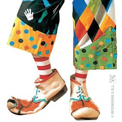 Déguisement - Chaussures de clown avec nez