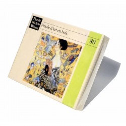 Michèle Wilson - Puzzle d'art en bois - 80 pièces - La dame à l'éventail - Klimt