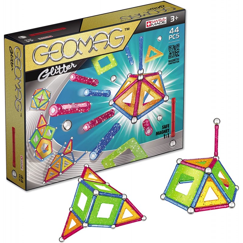 Geomag - Jeu de construction magnétique - Glitter - 44 pièces