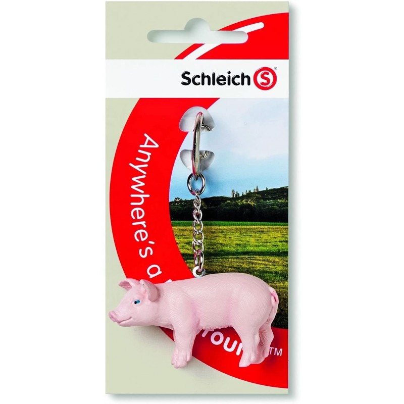 Schleich - 82884 - Porte clé cochon