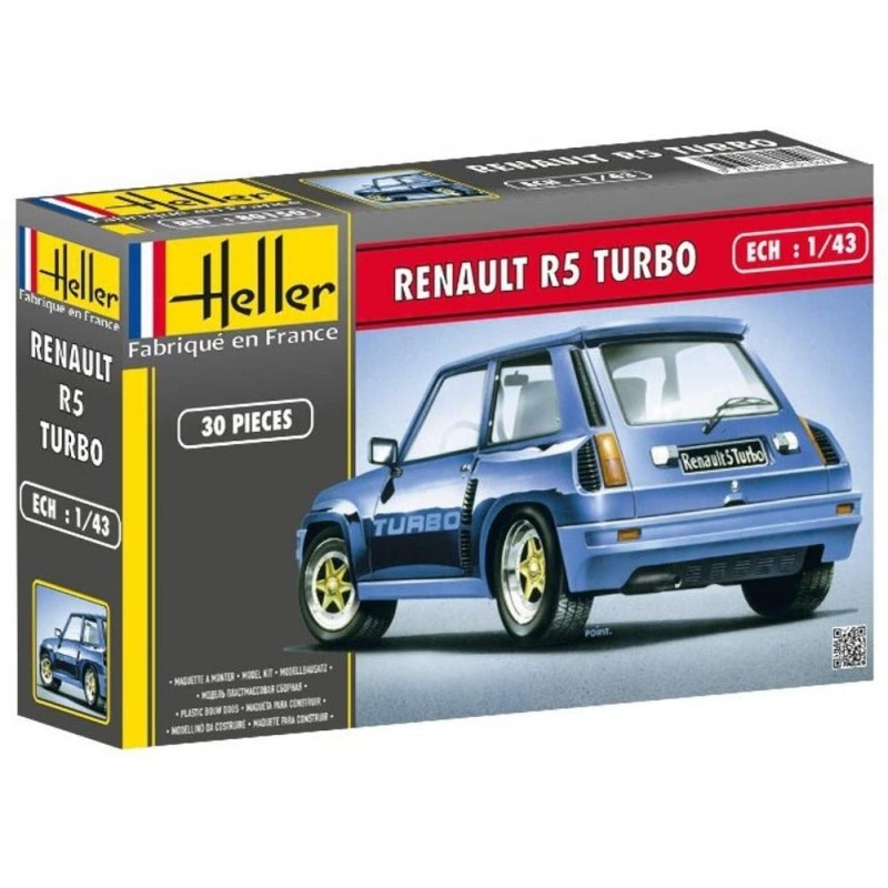 Heller - Maquette - Voiture - Renault R5 Turbo - 1:43
