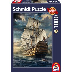 Schmidt - Puzzle 1000 pièces - Toutes voiles dehors