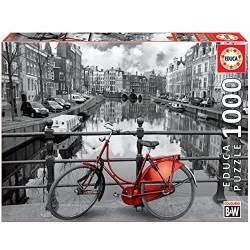 Educa - Puzzle 1000 pièces - Vélo à Amsterdam