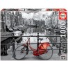 Educa - Puzzle 1000 pièces - Vélo à Amsterdam