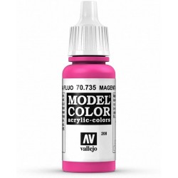 Vallejo Peinture acrylique pour modélisme 17 ml Fluorescent Magenta