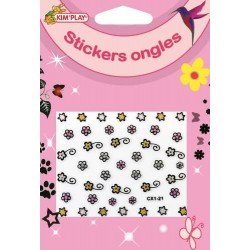 Kim Play - Blister de stickers pour ongles