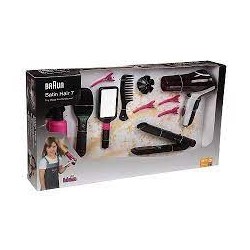 Klein - Jeu d'imitation - Mega set de coiffure Braun Satin Hair