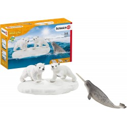 Schleich - 42531 - Wild Life - Glissade des ours polaires