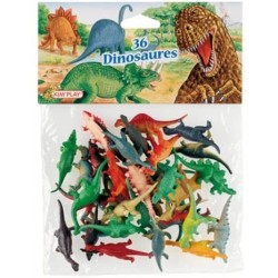 Kim Play - Blister de 36 figurines - Dinosaures