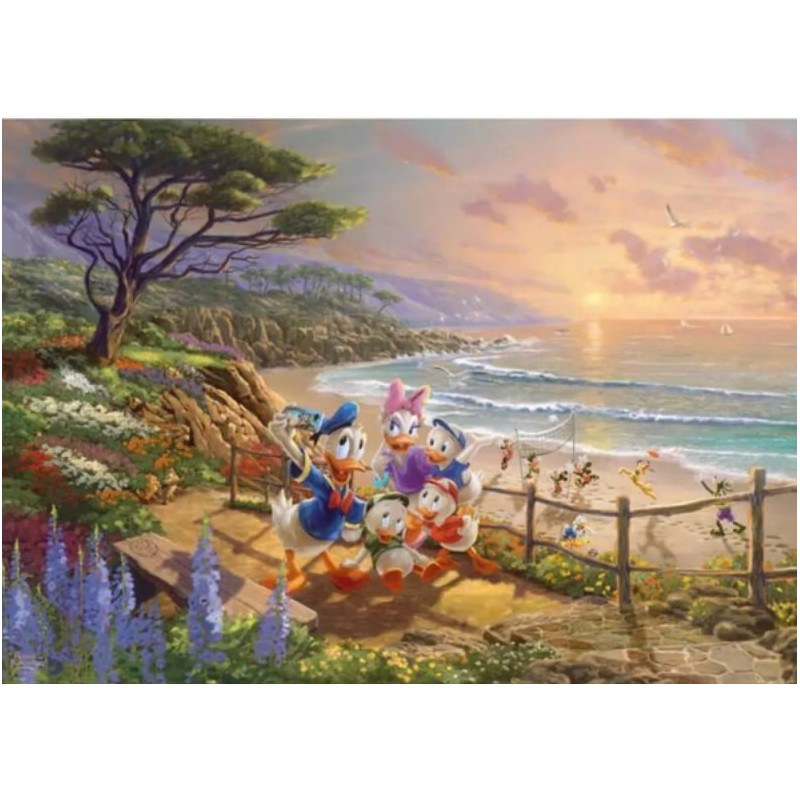 Schmidt - Puzzle 1000 pièces - Disney - Donald et Daisy