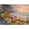 Schmidt - Puzzle 1000 pièces - Disney - Donald et Daisy