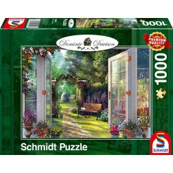 Schmidt - Puzzle 1000 pièces - Vue dans le jardin enchanté