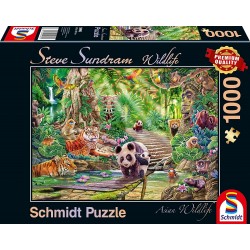 Schmidt - Puzzle 1000 pièces - Faune asiatique