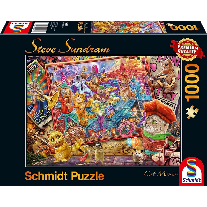 Schmidt - Puzzle 1000 pièces - Cat Mania