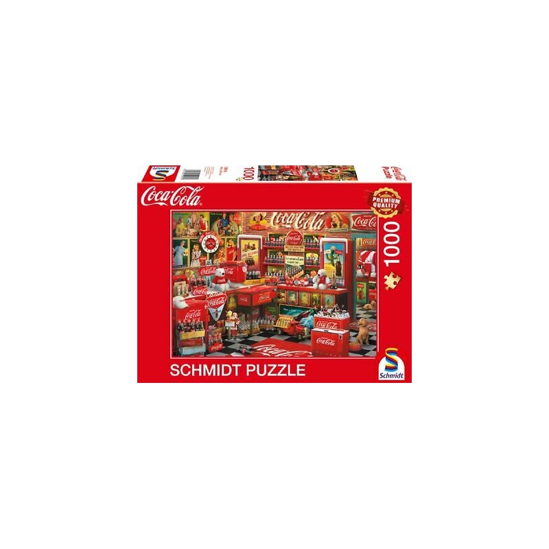 Schmidt - Puzzle 1000 pièces - Coca Cola nostalgie