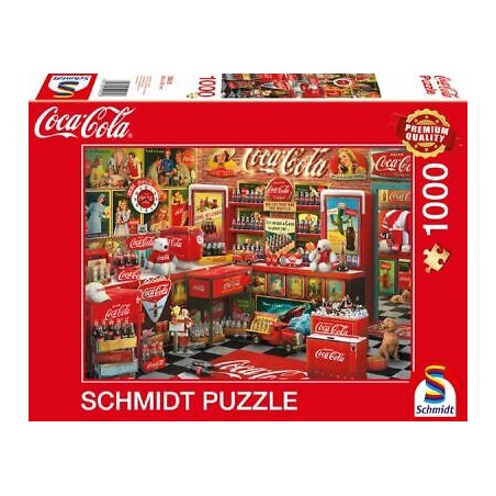Schmidt - Puzzle 1000 pièces - Coca Cola nostalgie