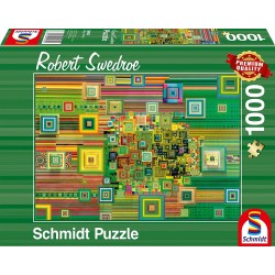 Schmidt - Puzzle 1000 pièces - Cyber Clé USB verte