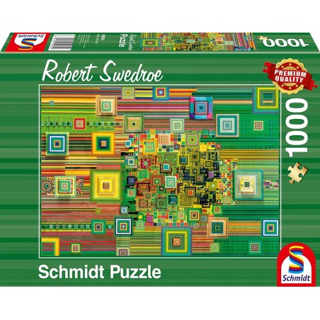 Schmidt - Puzzle 1000 pièces - Cyber Clé USB verte