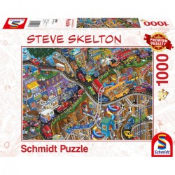 Schmidt - Puzzle 1000 pièces - En mouvement