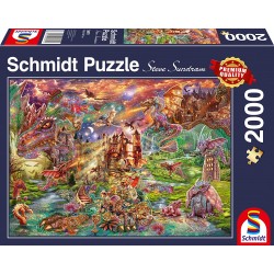 Schmidt - Puzzle 2000 pièces - Le trésor des dragons