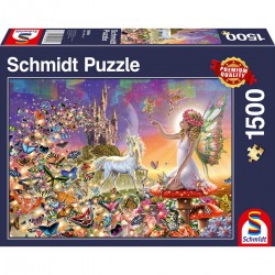 Schmidt - Puzzle 1500 pièces - Un monde féérique