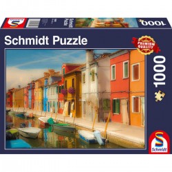 Schmidt - Puzzle 1000 pièces - Maisons colorées sur l'ile de Murano
