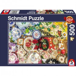 Schmidt - Puzzle 500 pièces - Bijoux et trésors