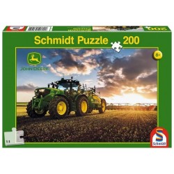 Schmidt - Puzzle 200 pièces - Tracteur 6150R avec pulvérisateur