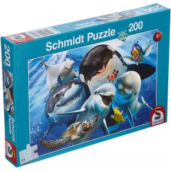 Schmidt - Puzzle 200 pièces - Les amis du monde sous-marin