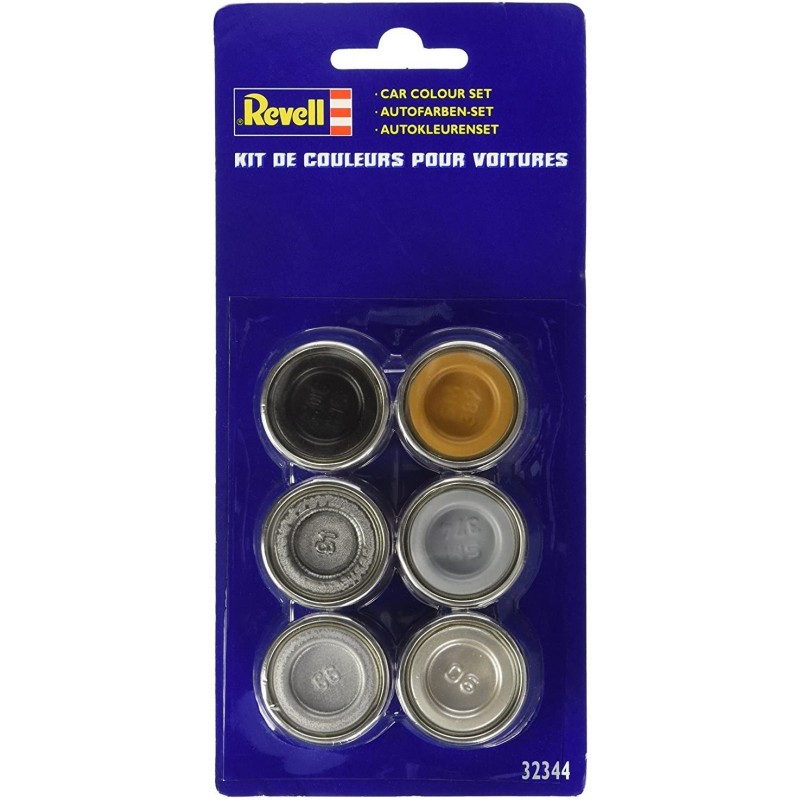 Revell - 32344 - Peinture email - Couleurs autos 6 pots