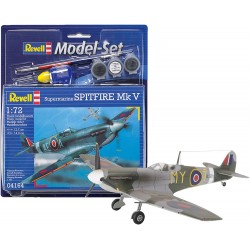 Revell - 64164 - Model Set Avion - Spitfire mk v
