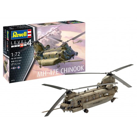 Revell - 63876 - Model set hélicoptère - mh-47e chinook