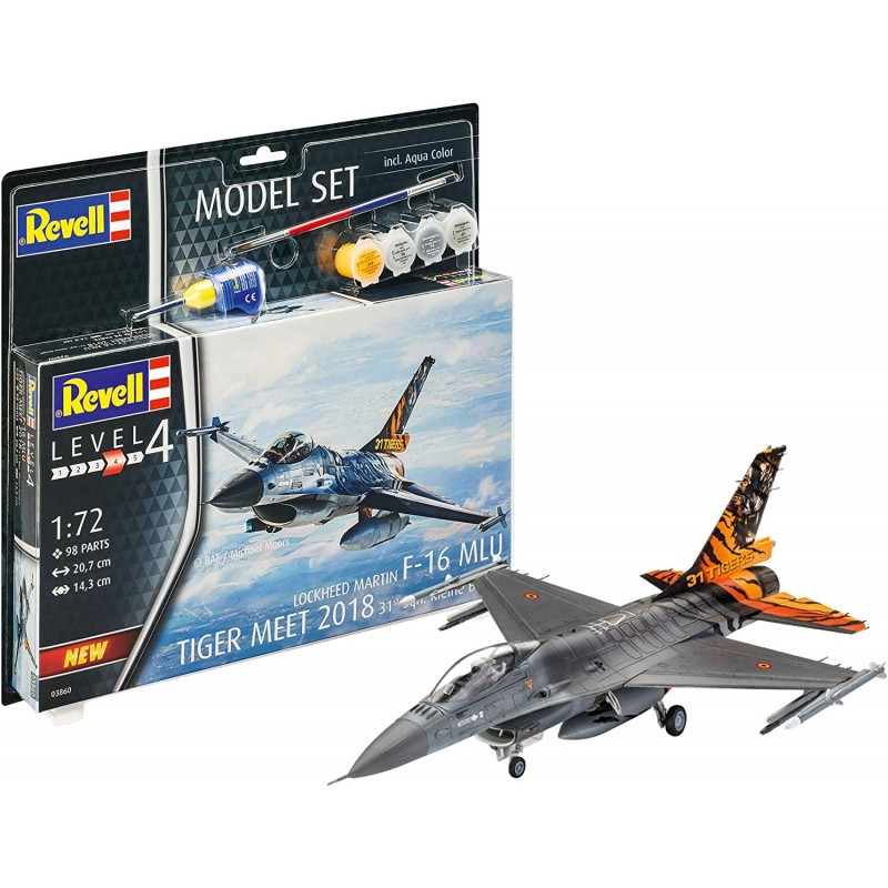 Revell - 63860 - Model Set Avion - F-16 mlu 31. sqn